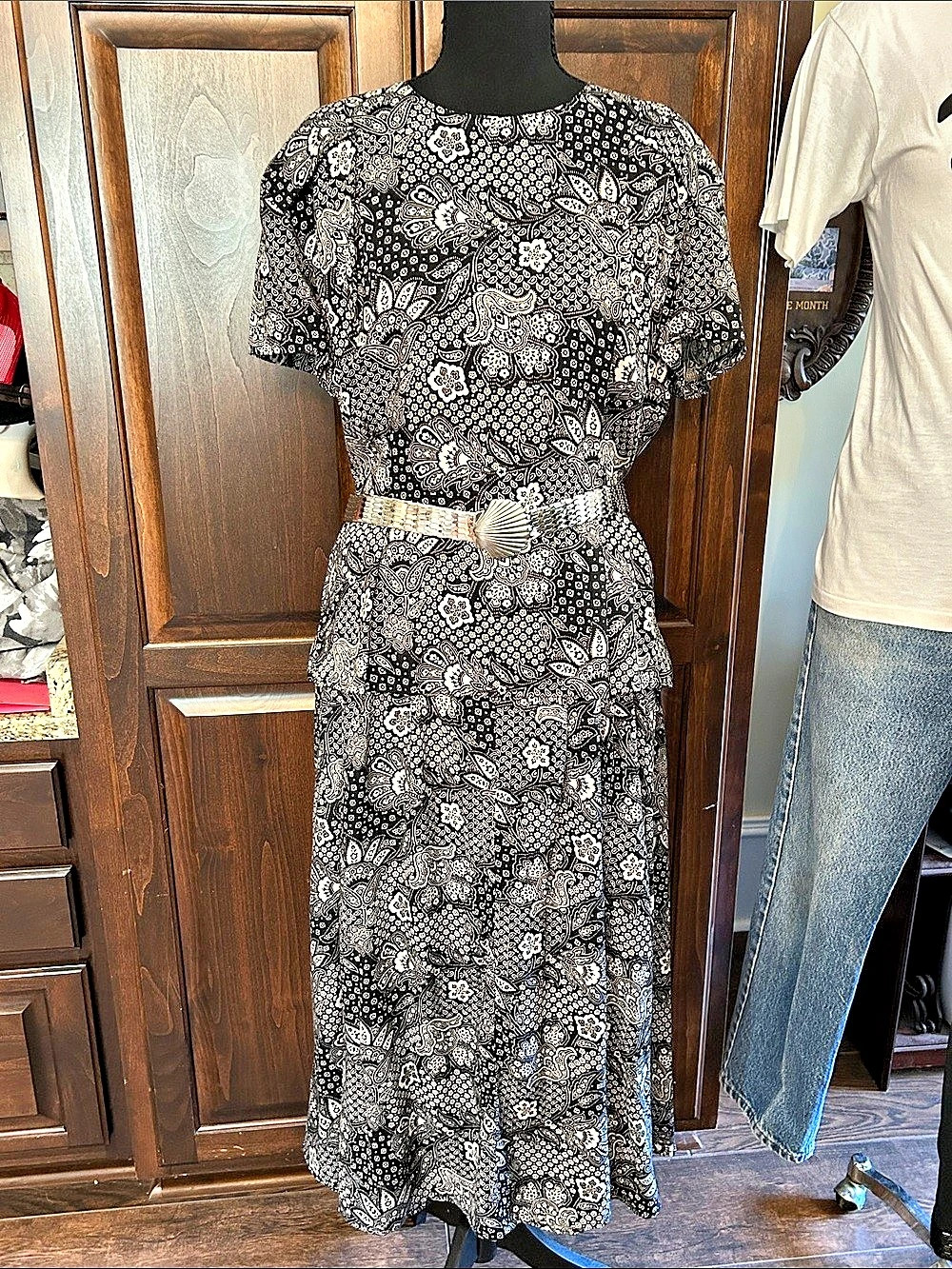 Sonia Ratay for San André 2Pc Paisley Size 12 Midi Skirt Set